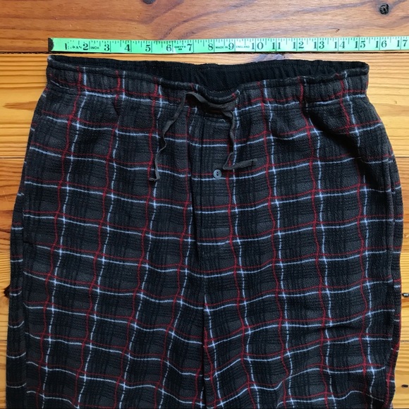 Jockey Gray Red Plaid Sleep Pants, EUC, S/M - Picture 3 of 11